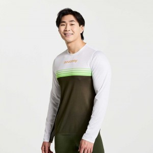 Saucony Elite Long Sleeve Umbra | 71392-FDYG