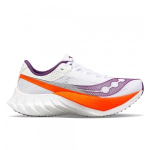 Saucony Endorphin Pro 4 Blanche Violette | 17890-UPGR