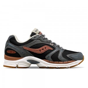 Saucony ProGrid Triumph 4 Secure Grise Marron | 15739-RGNQ