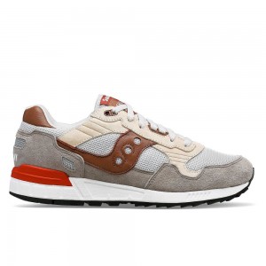 Saucony Shadow 5000 Grise Marron | 03869-XHGF