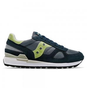 Saucony Shadow Original Bleu Marine Vert Clair | 12576-DATC