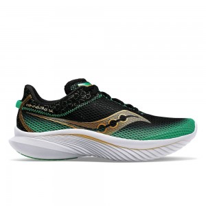 Saucony Shamrock Kinvara 14 Noir Vert | 74358-KUSX