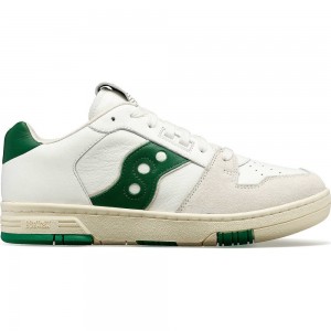 Saucony Spot-Bilt Sonic Low Premium Beige Vert | 03894-ODKB