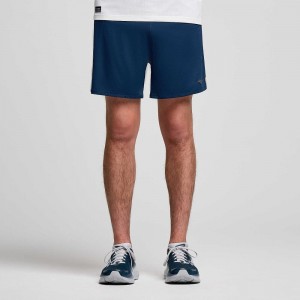 Saucony Stopwatch 5" Short Bleu Marine | 73940-HCTN