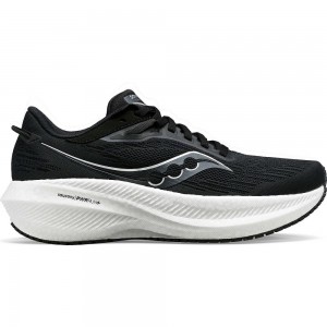 Saucony Triumph 21 Wide Noir Blanche | 97568-IMPS