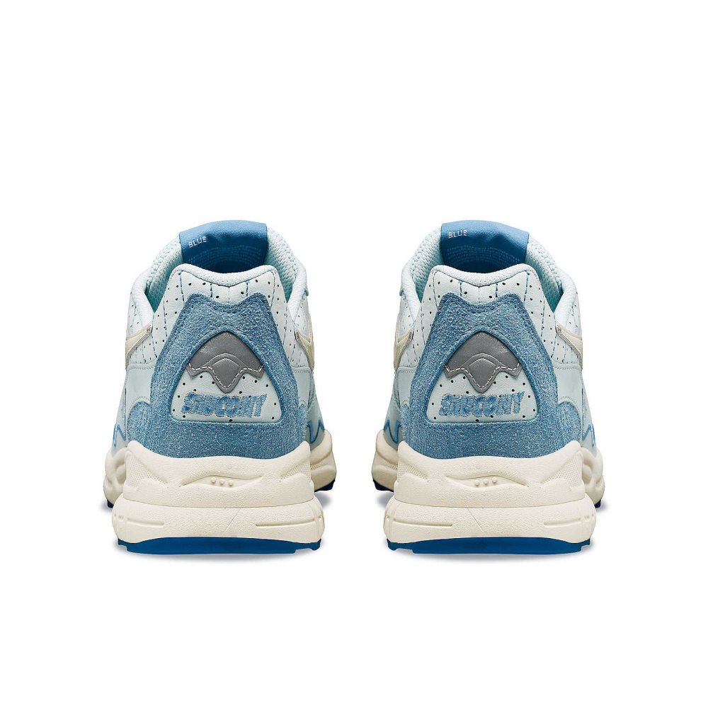 Saucony 3D Grid Hurricane Chromatic Bleu Clair | 10263-EGBV