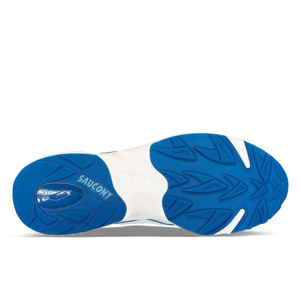 Saucony 3D Grid Hurricane Chromatic Bleu Clair | 10263-EGBV