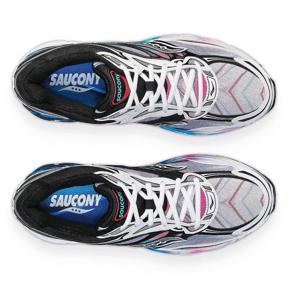 Saucony Callen Schaub ProGrid Omni 9 Blanche Multicolore | 42981-ZICF