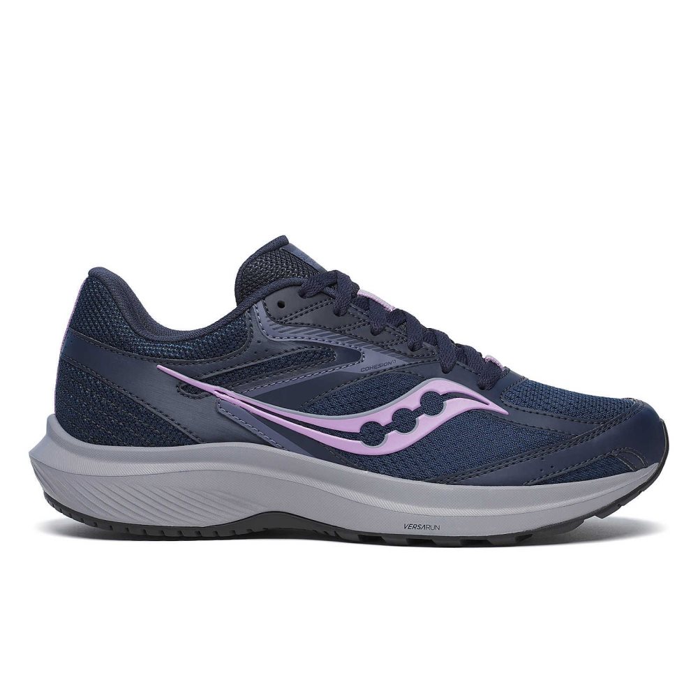 Saucony Cohesion 17 Wide Bleu Marine | 98301-IDNA