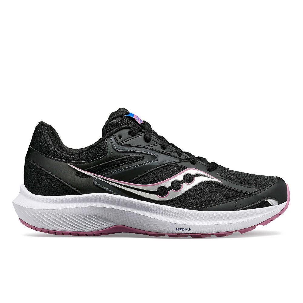 Saucony Cohesion 17 Wide Noir Violette | 24798-YFDX