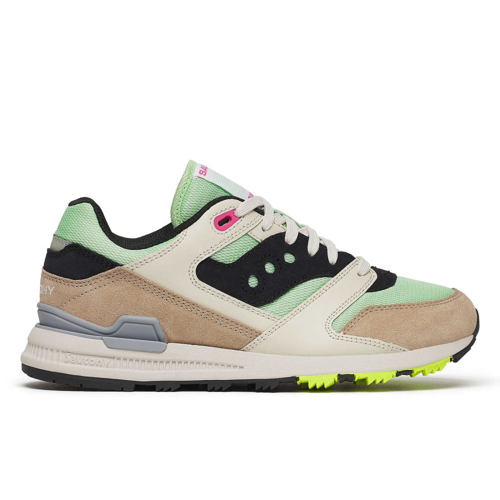 Saucony Courageous Vert Clair Marron | 62187-XMZR