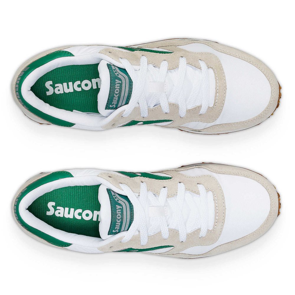 Saucony DXN Trainer Blanche Vert | 59382-BFXD