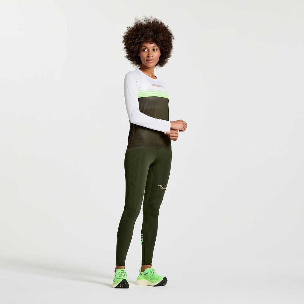 Saucony Elite Long Sleeve Umbra | 01936-BTDQ