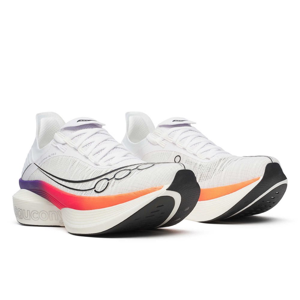 Saucony Endorphin Elite 2 Blanche | 75931-MRYP