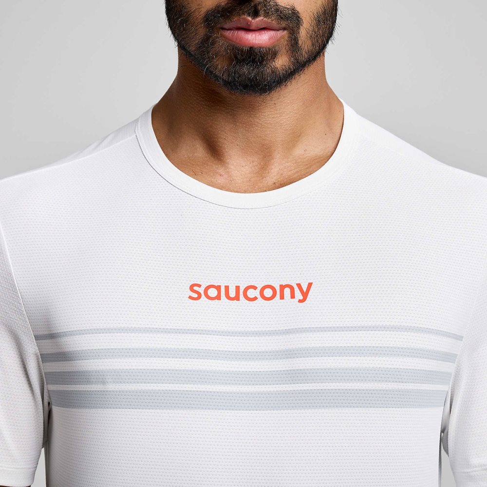 Saucony Endorphin Short Sleeve Cloud | 41528-DSXO