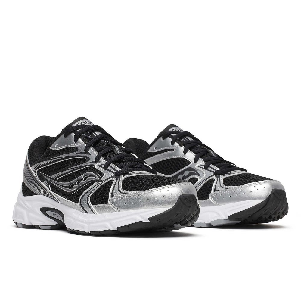 Saucony Grid Ride Millennium Noir Argent | 67082-COXR