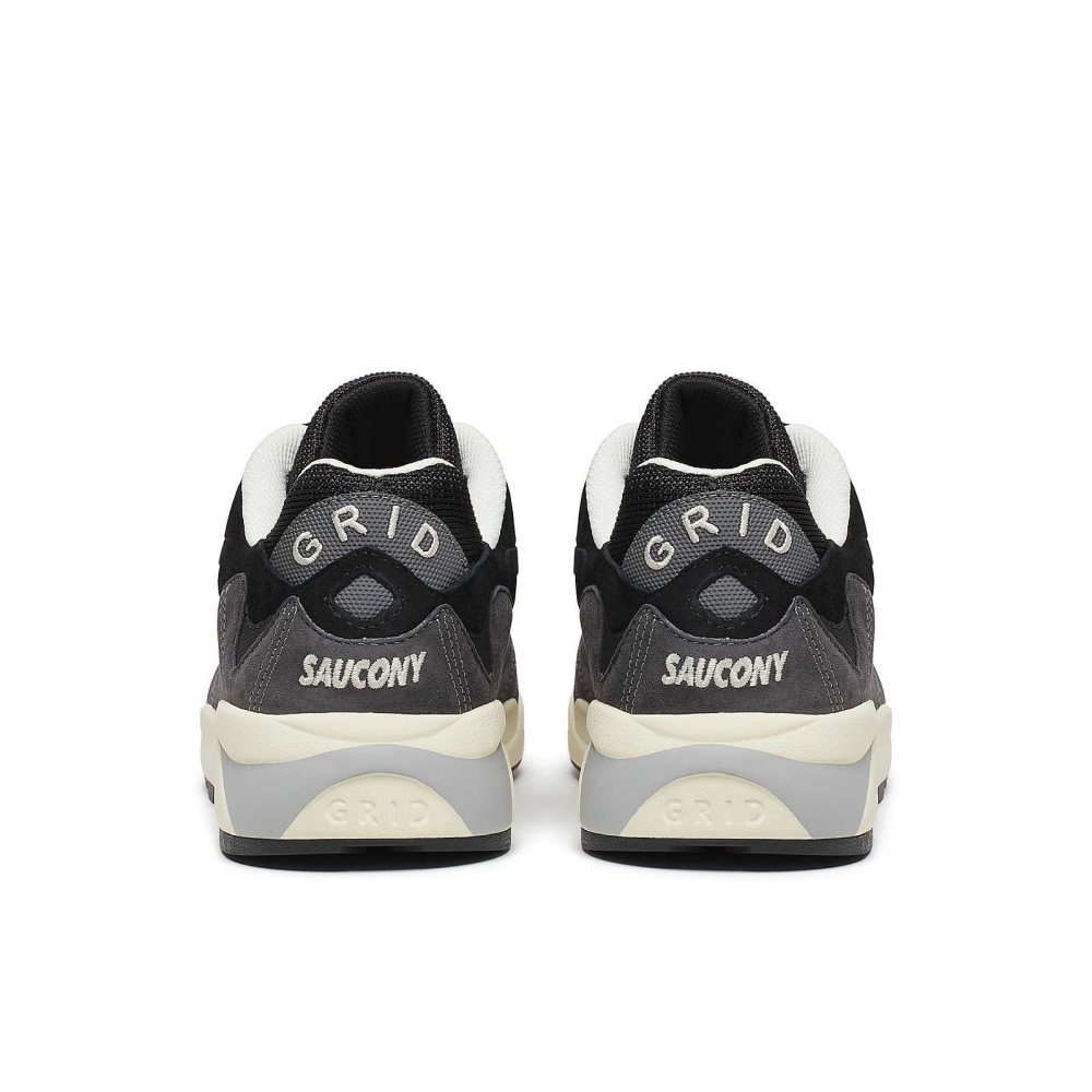 Saucony Grid Shadow 2 Essential Noir Blanche | 08527-KRQU