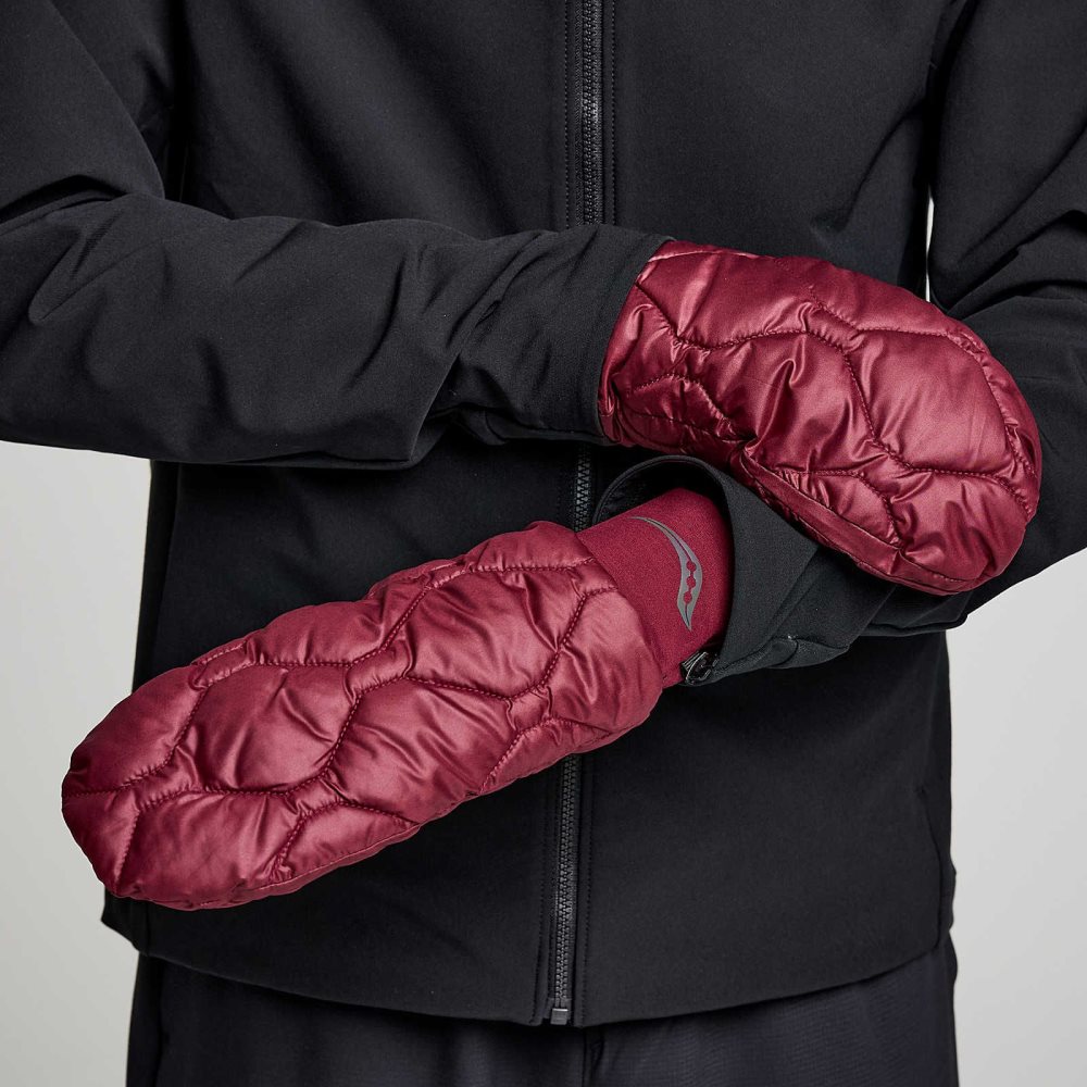 Saucony Hurricane Insulated Mitt Sundown | 28603-HCMD