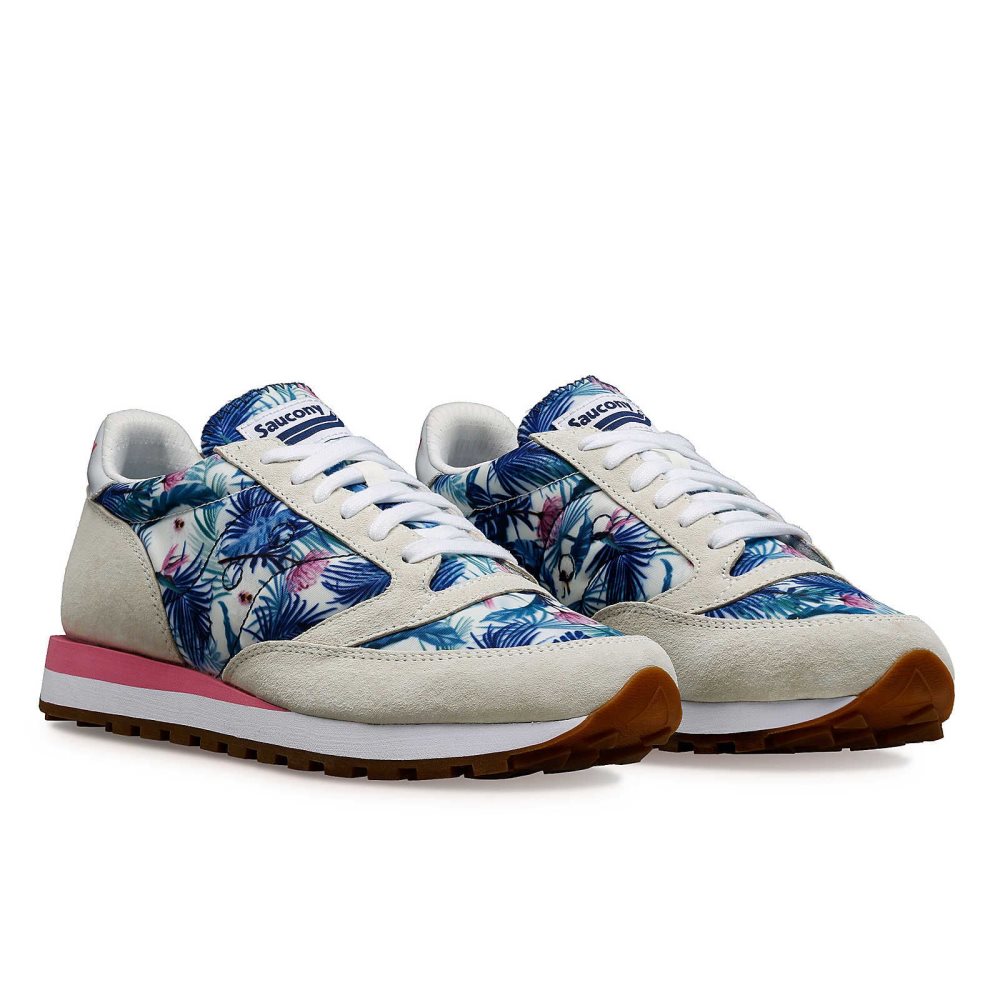 Saucony Jazz 81 Floral Blanche | 41672-GPMO