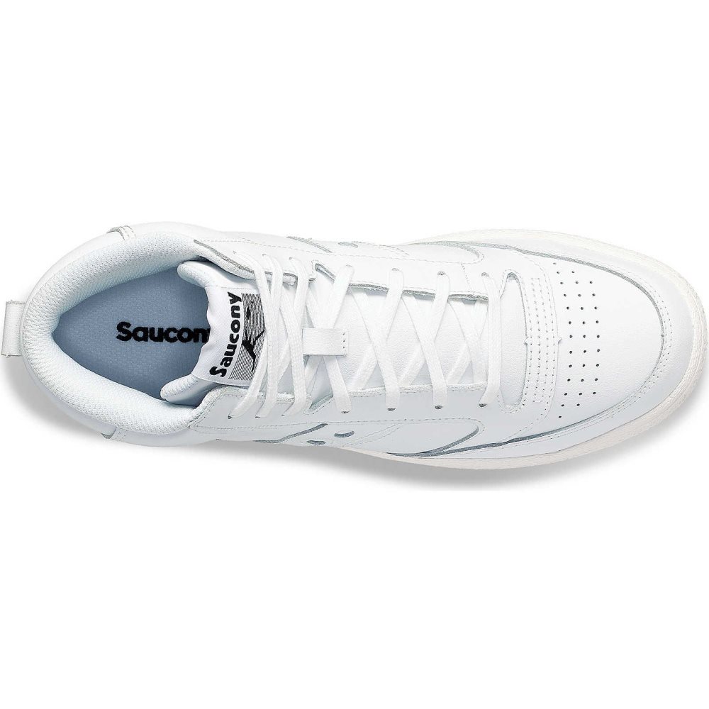 Saucony Jazz Court High Blanche | 87635-HPBG