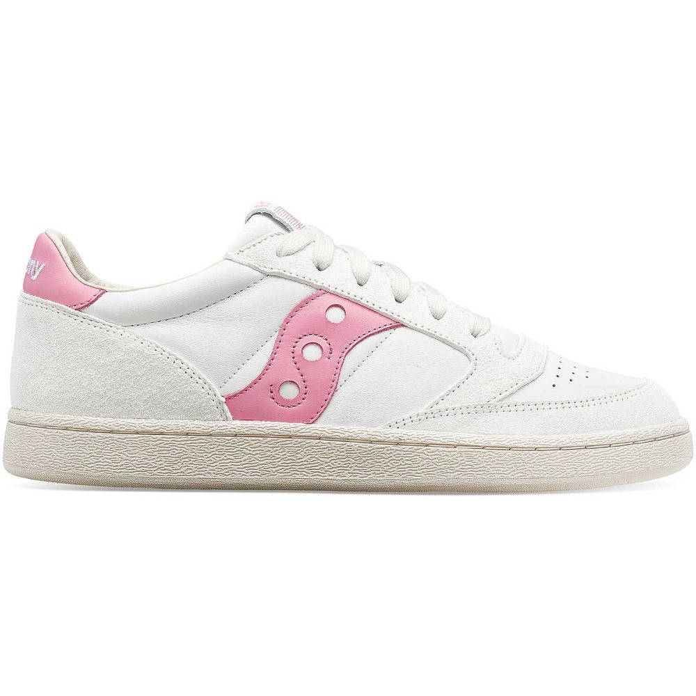 Saucony Jazz Court Premium Blanche Rose | 15632-HAGE