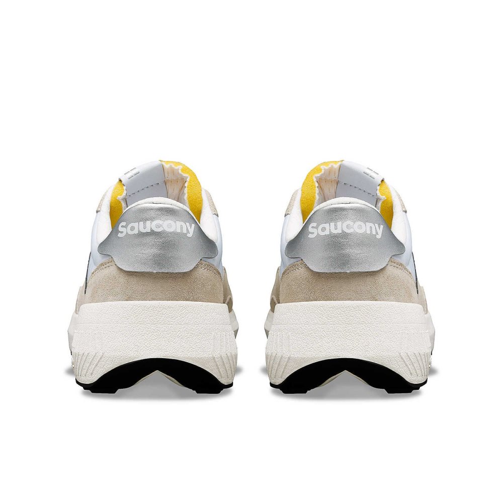 Saucony Jazz NXT Blanche Argent | 12708-ZDEQ