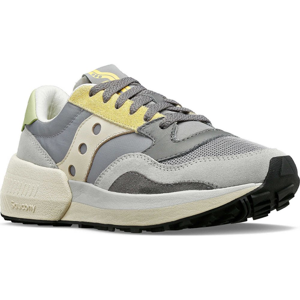 Saucony Jazz NXT Grise Jaune | 51743-ZNRA