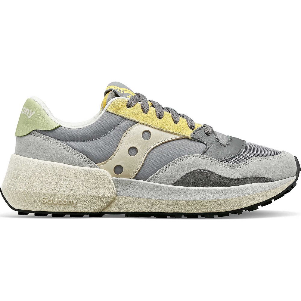 Saucony Jazz NXT Grise Jaune | 51743-ZNRA