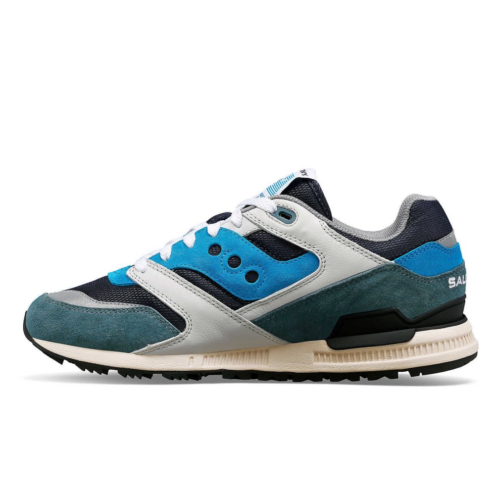 Saucony OG Courageous Grise Bleu Royal | 56013-AQOM