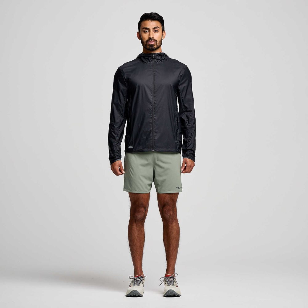 Saucony Peregrine Packaway Jacket Noir | 23967-NJOP