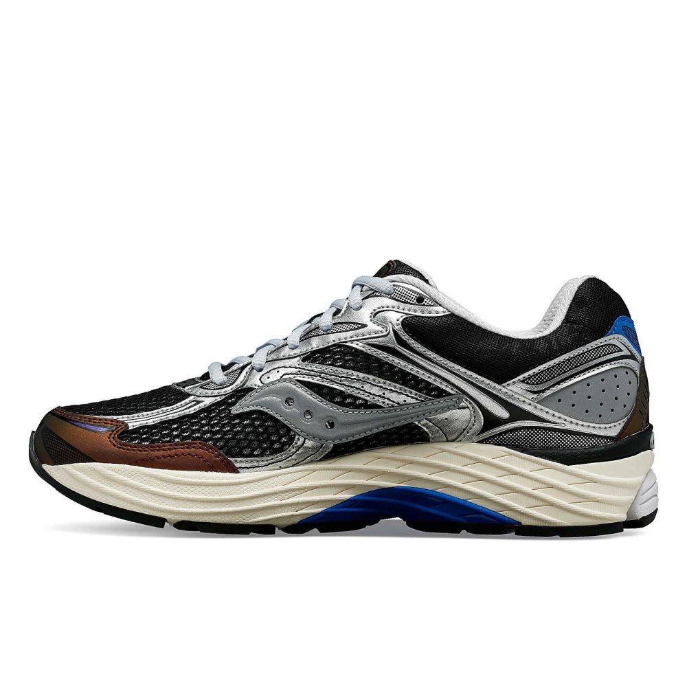 Saucony ProGrid Omni 9 Disrupt Argent Marron | 30278-RSBC