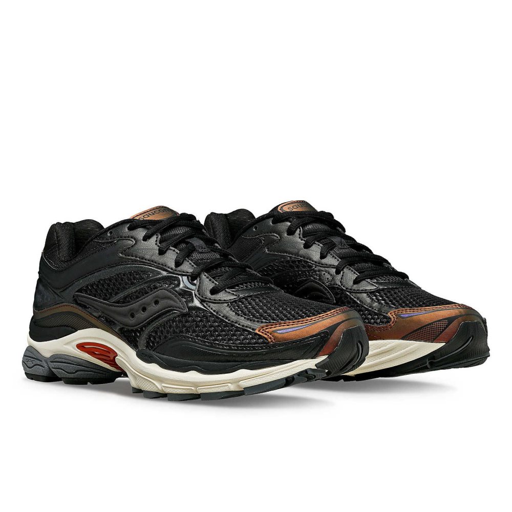 Saucony ProGrid Omni 9 Disrupt Noir Marron | 23785-KLZT