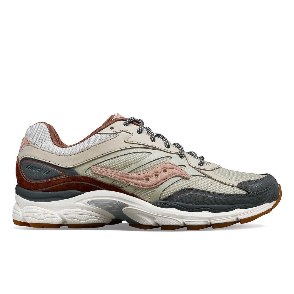 Saucony ProGrid Omni 9 Secure Marron Grise Marron | 42831-XVUA