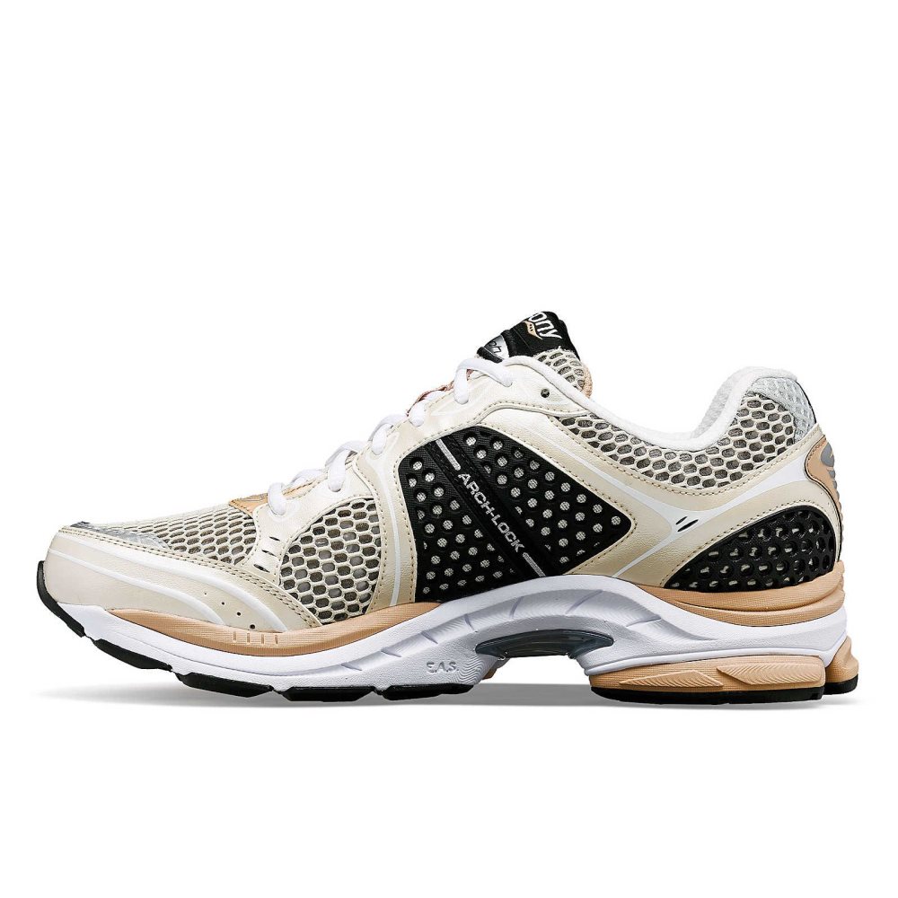 Saucony ProGrid Triumph 4 Blanche Marron | 25638-LWSG