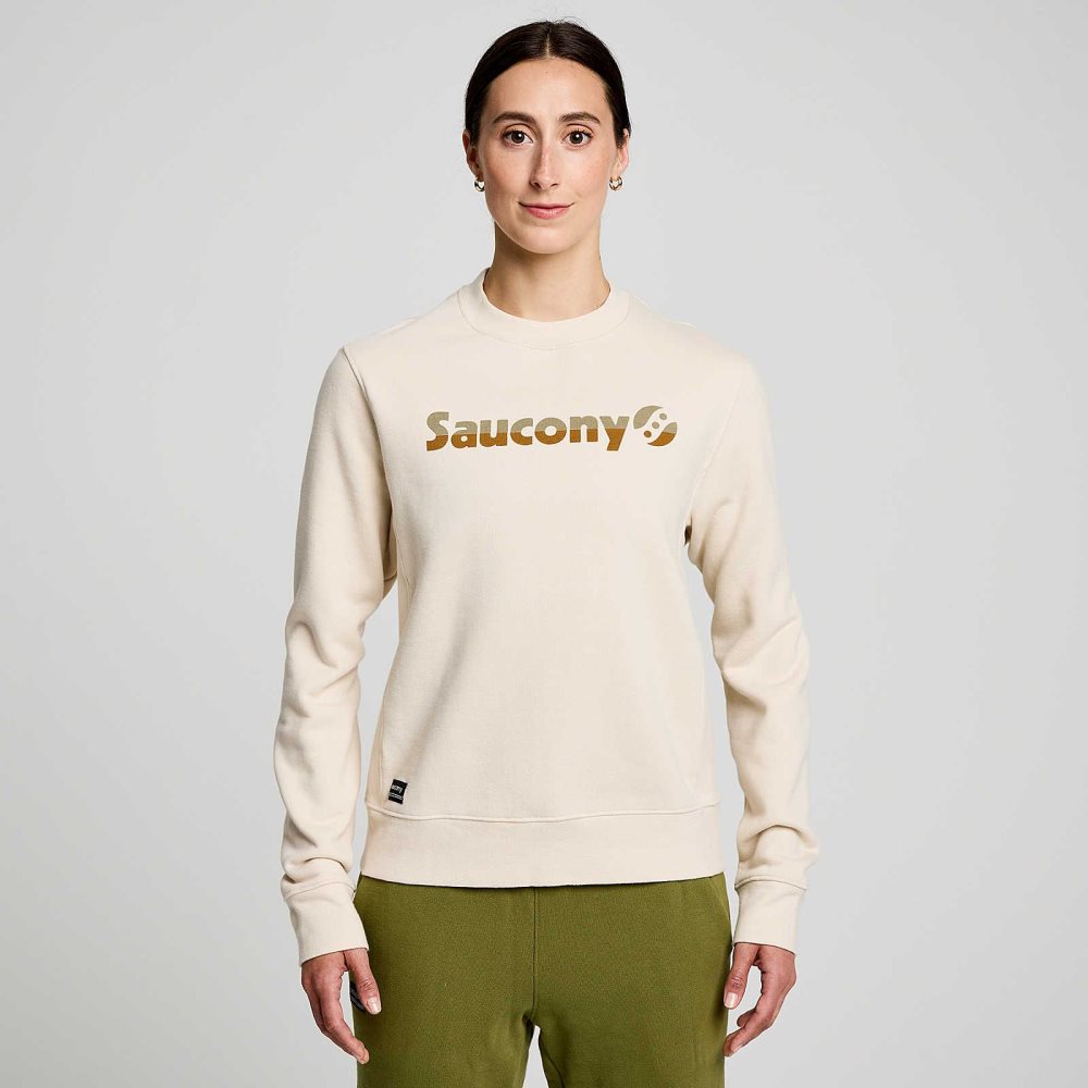 Saucony Recovery Crew Beige | 06781-QOYP