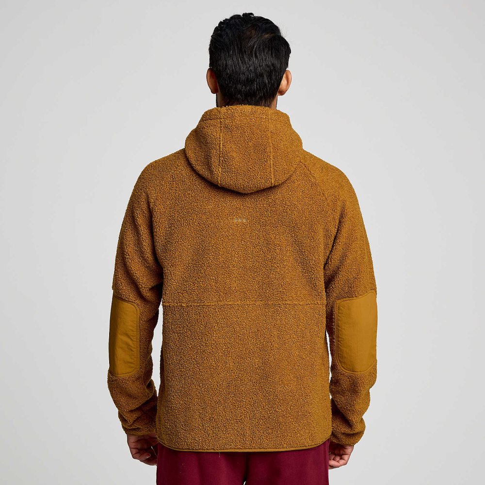 Saucony Recovery Sherpa Pullover Marron | 43186-EUOZ