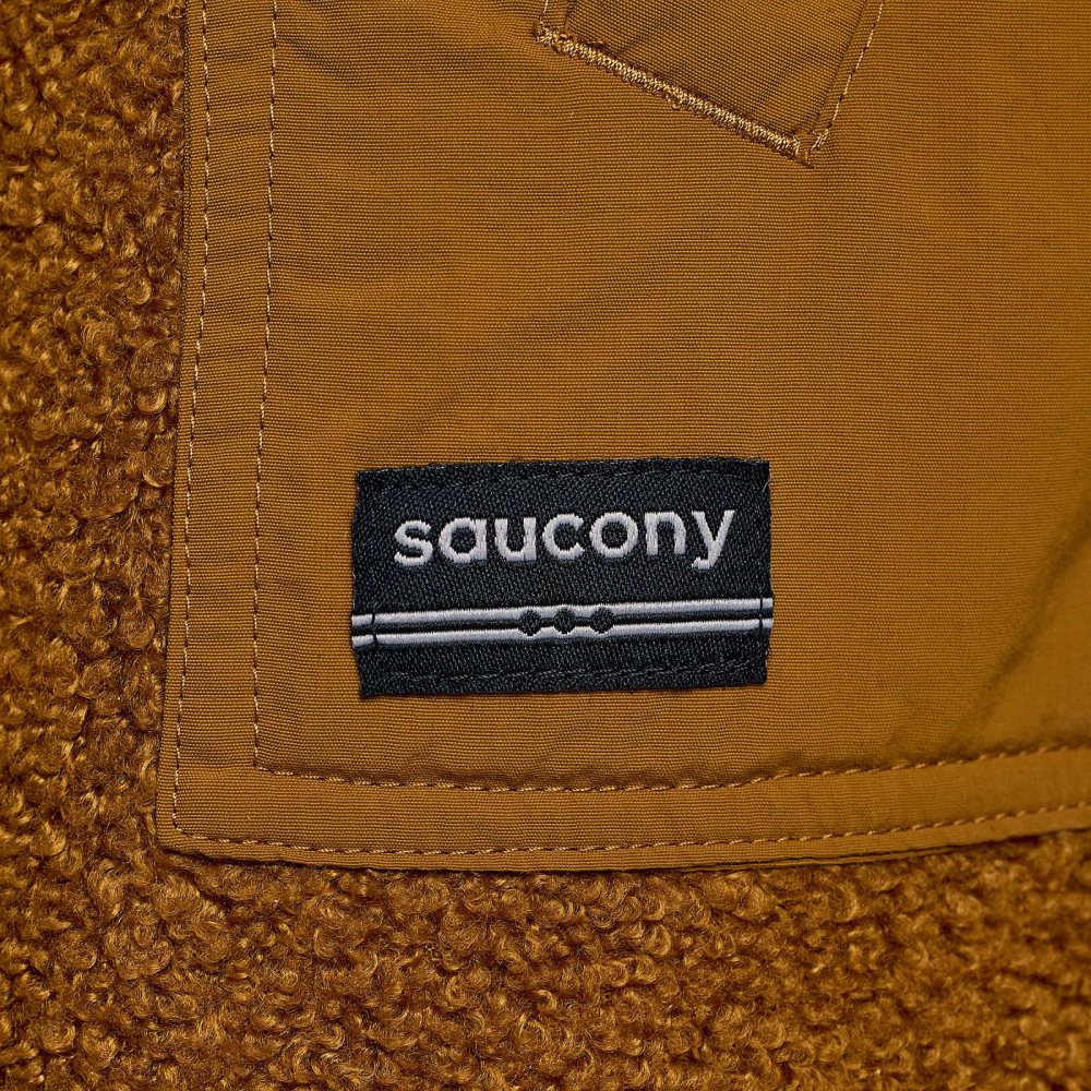 Saucony Recovery Sherpa Pullover Marron | 43186-EUOZ