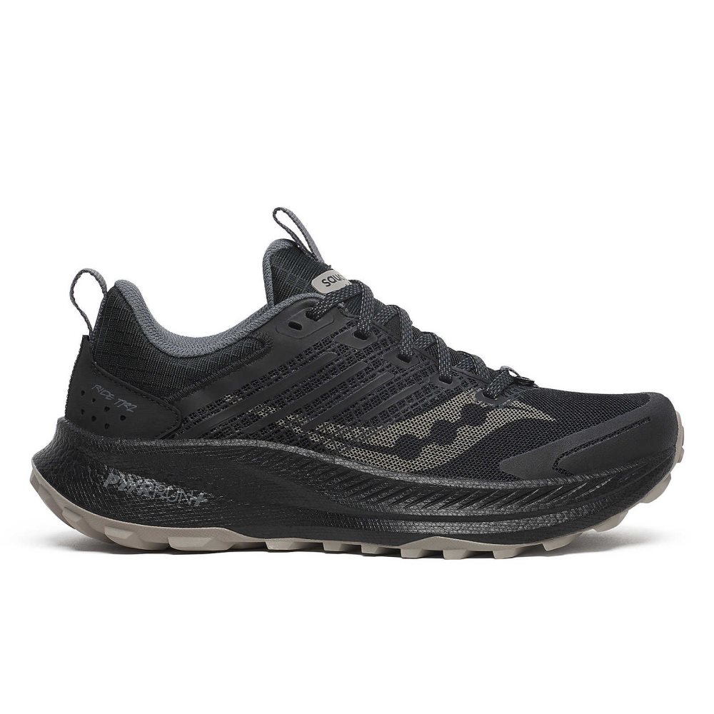 Saucony Ride TR2 Noir Grise Foncé | 04765-UNCS