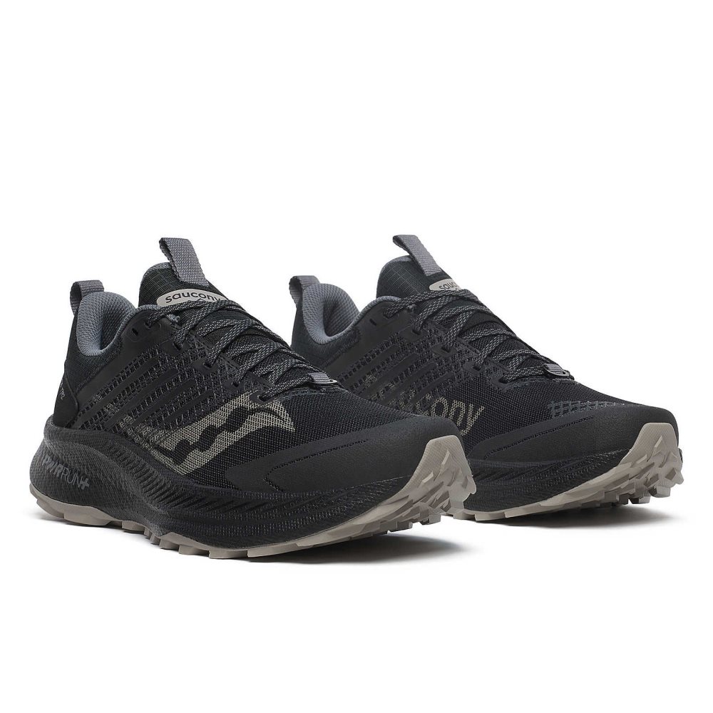 Saucony Ride TR2 Noir Grise Foncé | 57918-JOSV