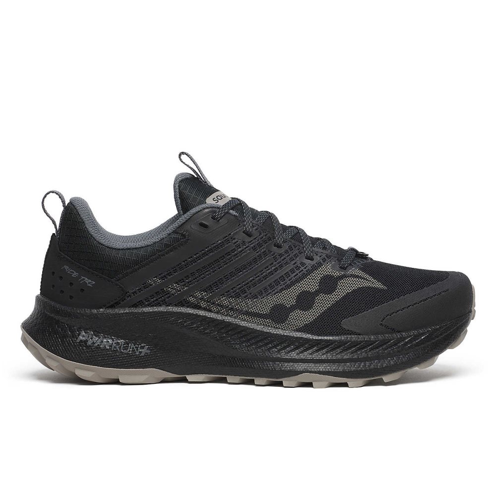 Saucony Ride TR2 Noir Grise Foncé | 57918-JOSV