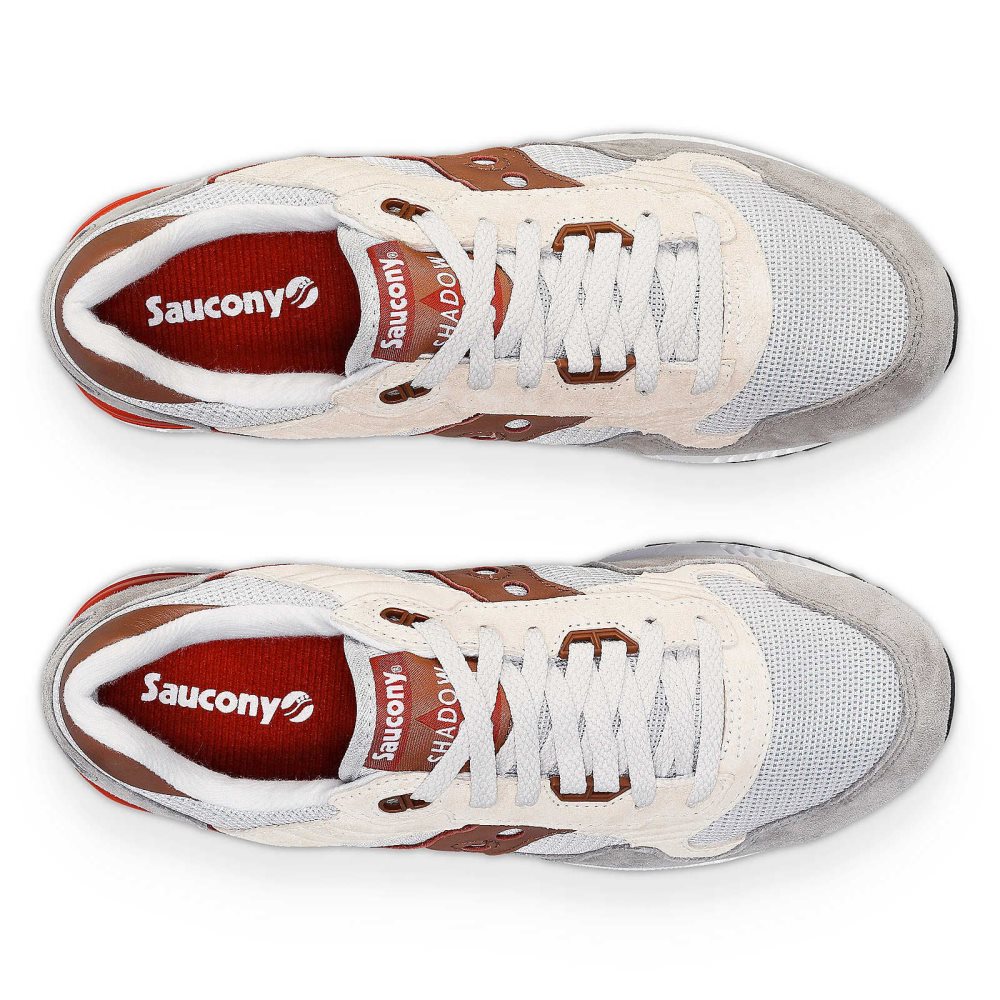 Saucony Shadow 5000 Grise Marron | 03869-XHGF