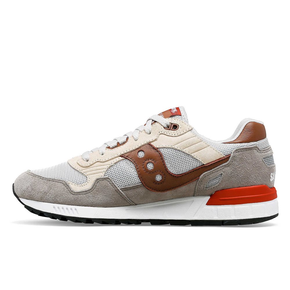 Saucony Shadow 5000 Grise Marron | 43168-MJUQ