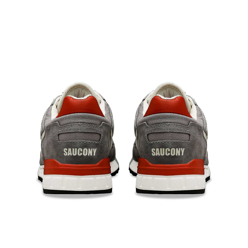 Saucony Shadow 5000 Stonewash Grise Rouge | 83465-UTMJ