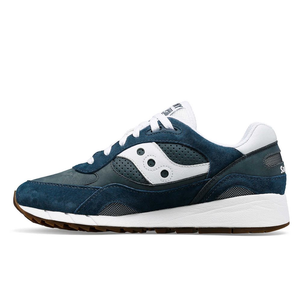 Saucony Shadow 6000 Ivy Prep Bleu Marine Blanche | 03198-RYHP