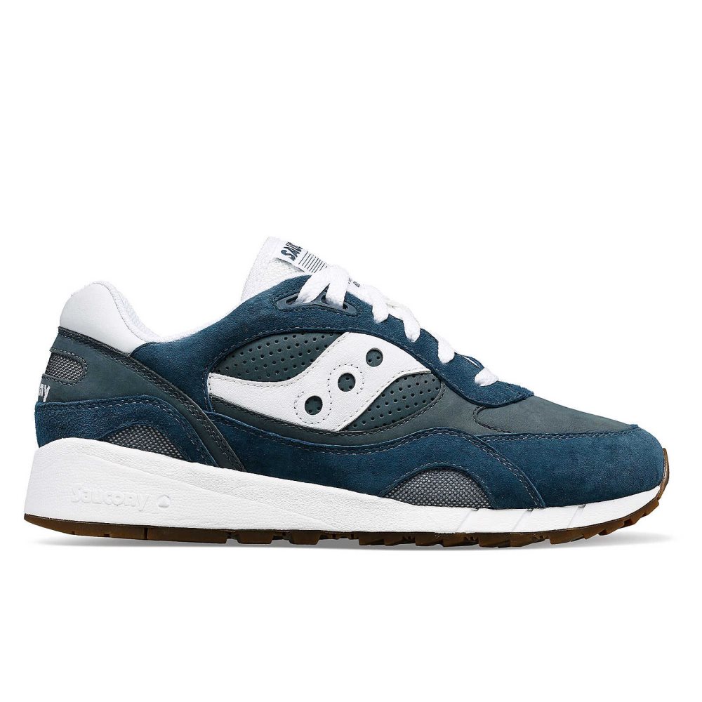 Saucony Shadow 6000 Ivy Prep Bleu Marine Blanche | 03198-RYHP