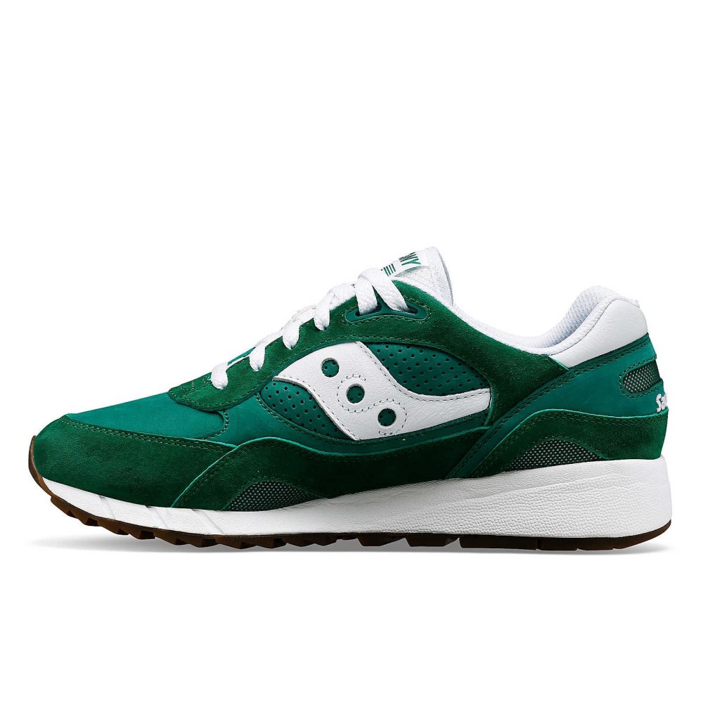 Saucony Shadow 6000 Ivy Prep Vert Blanche | 95267-EPYC