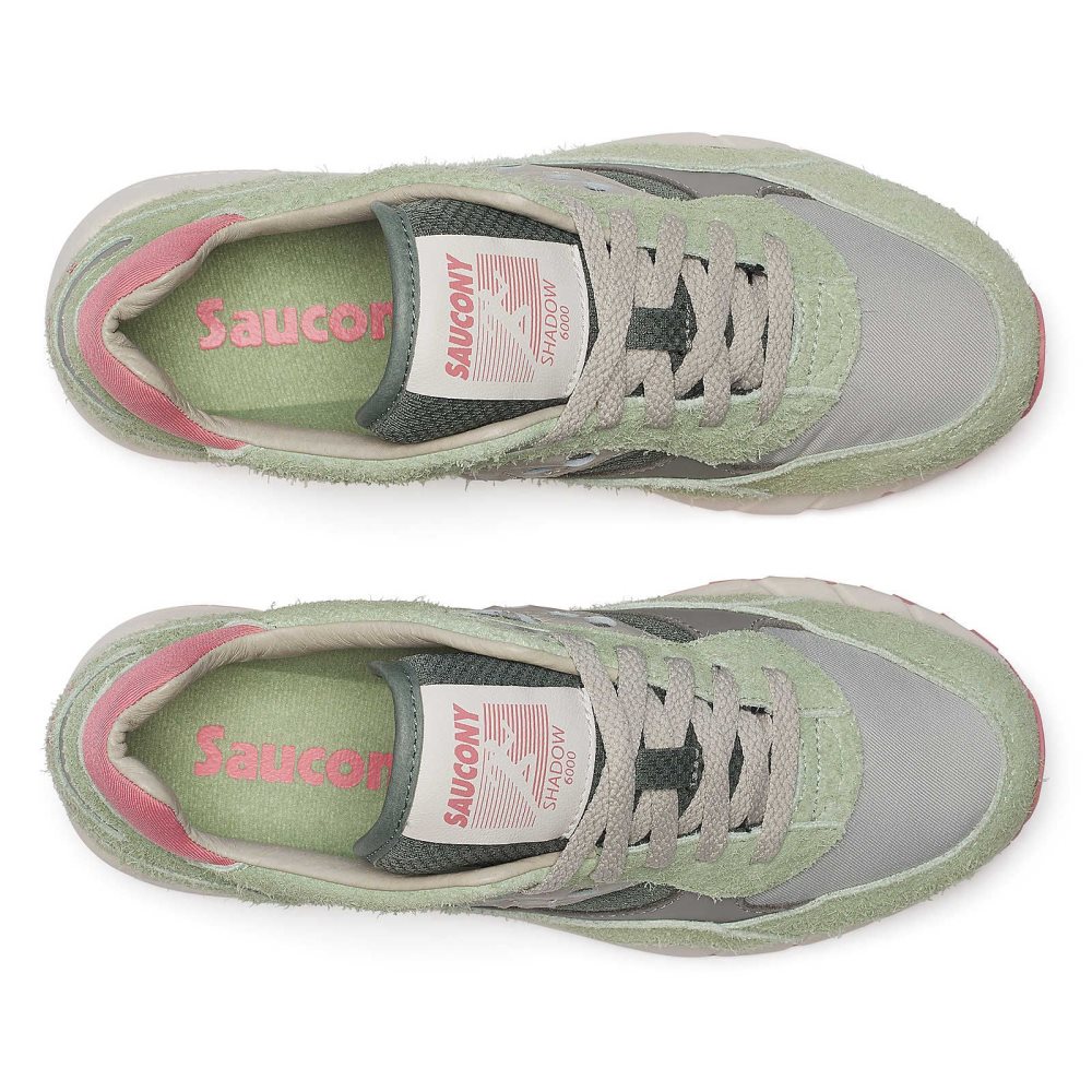 Saucony Shadow 6000 Lux Vert Blanche | 78926-NOKT