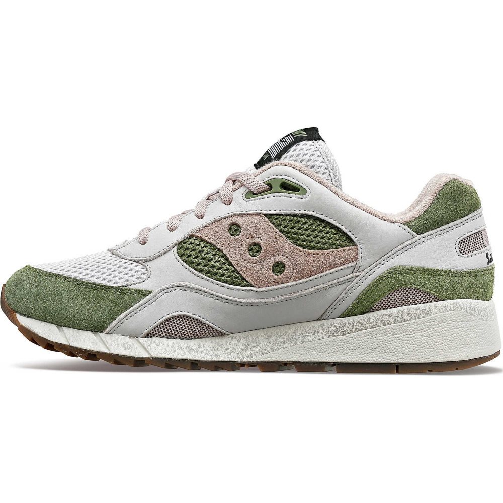 Saucony Shadow 6000 Unplugged Grise Vert | 25609-KUBG