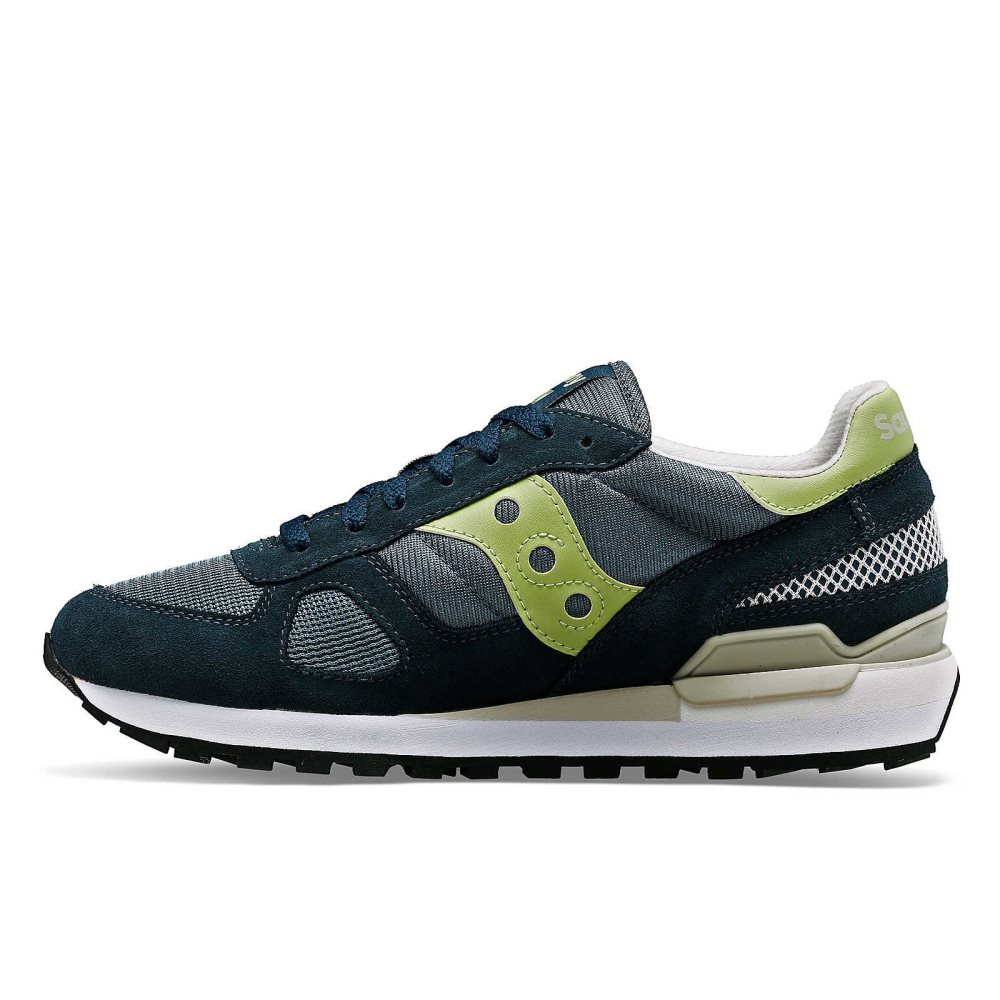 Saucony Shadow Original Bleu Marine Vert Clair | 82569-WLZN