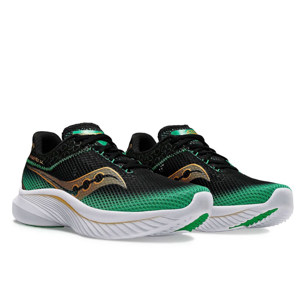 Saucony Shamrock Kinvara 14 Noir Vert | 42310-CGMY